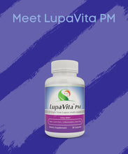 Load and play video in Gallery viewer, LupaVita PM is the first night time sleep aid developed for those living with autoimmune disease and chronic pain disorders | Melatonin free
