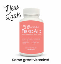 Load image into Gallery viewer, FibroAid multivitamin for fibromyalgia, neuropathy &amp; me/cfs
