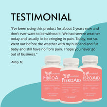 Load image into Gallery viewer, FibroAid fibromyalgia &amp; ME/CFS vitamin product testimonial
