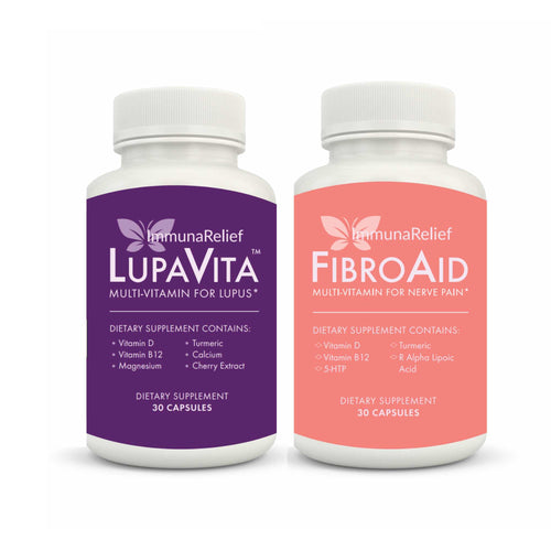 LupaVita & FibroAid multivitamin bundle for lupus and fibromyalgia